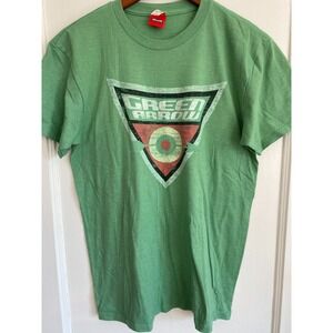 Green Arrow‎ (DC Comics) Mens M Distressed Triangle Target Logo Image